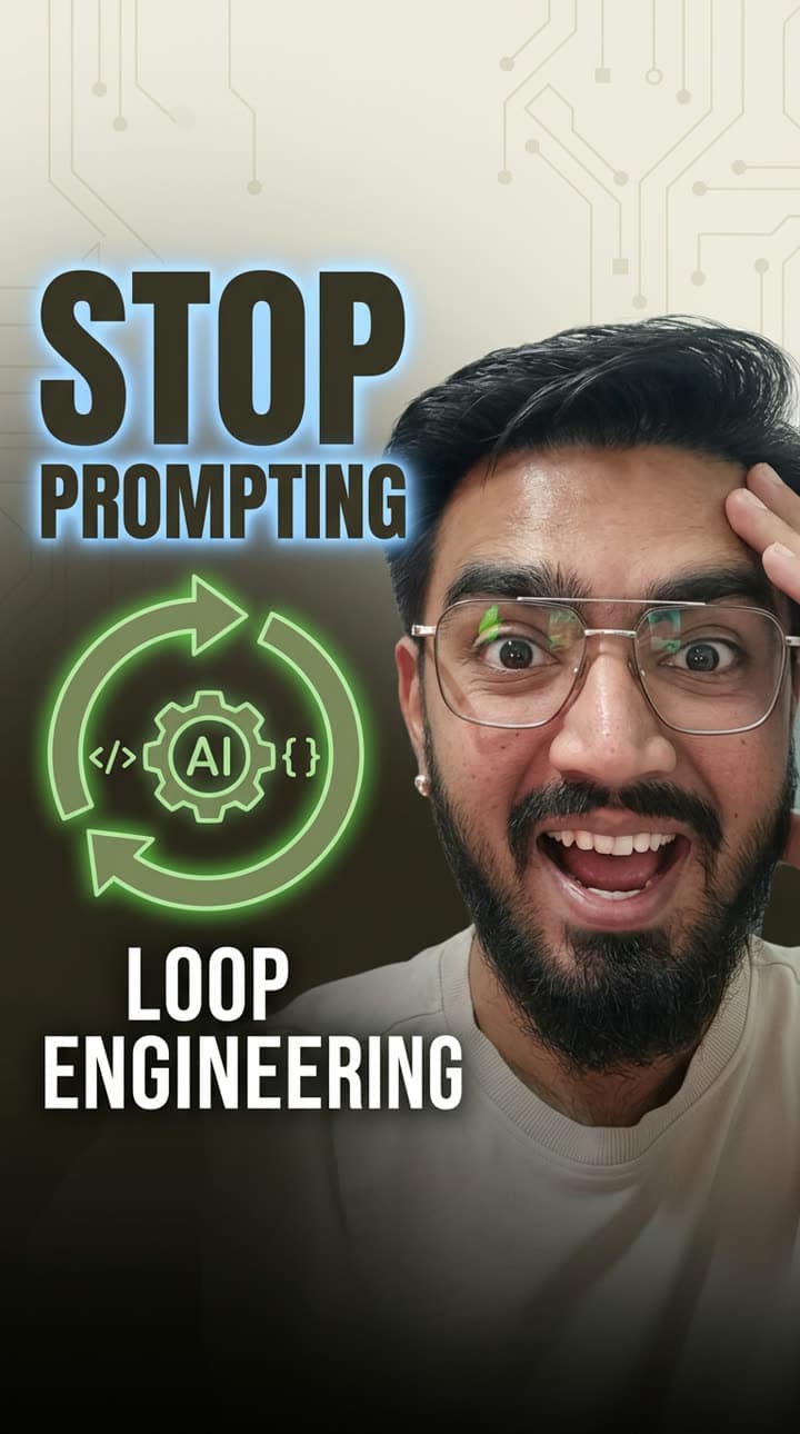 Thumbnail for “Stop prompting — start loop engineering”
