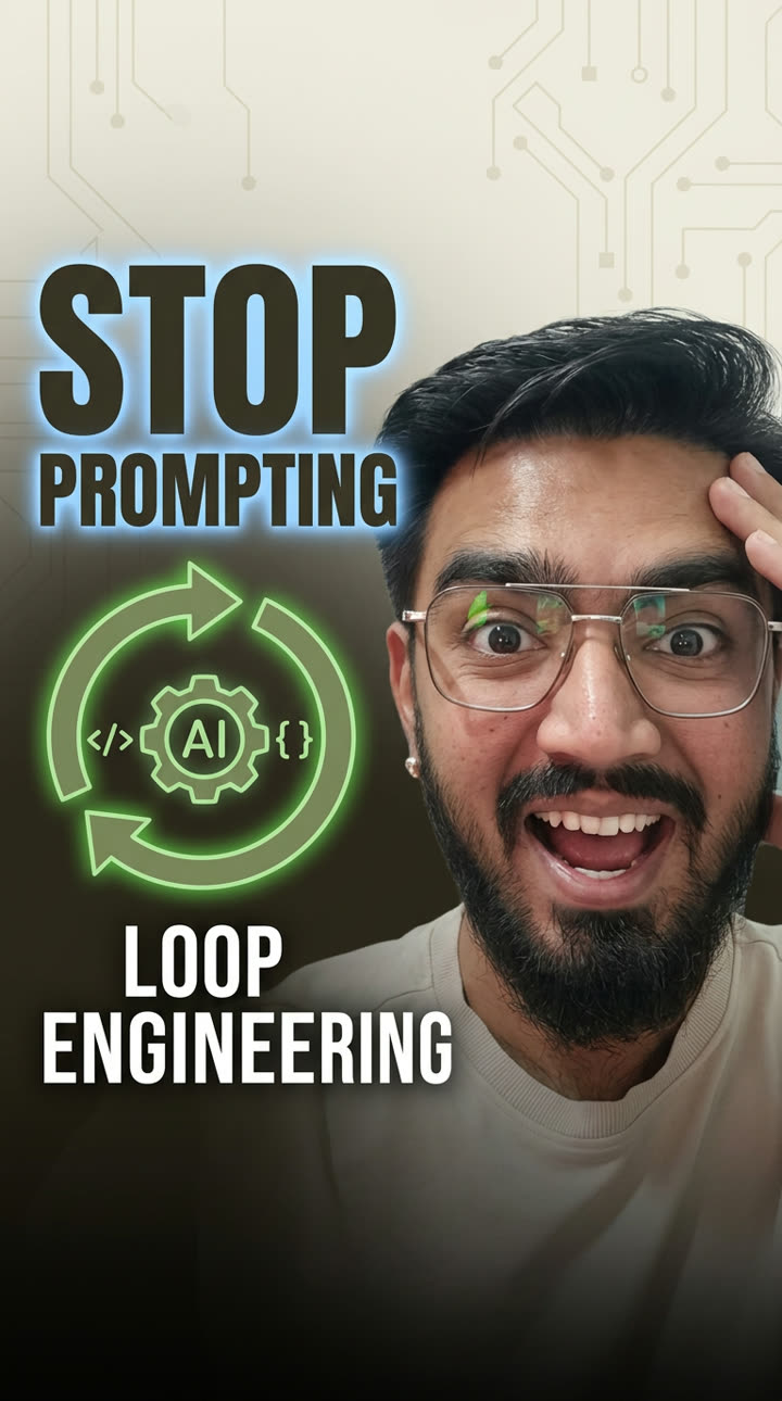Thumbnail for “Stop prompting — start loop engineering”